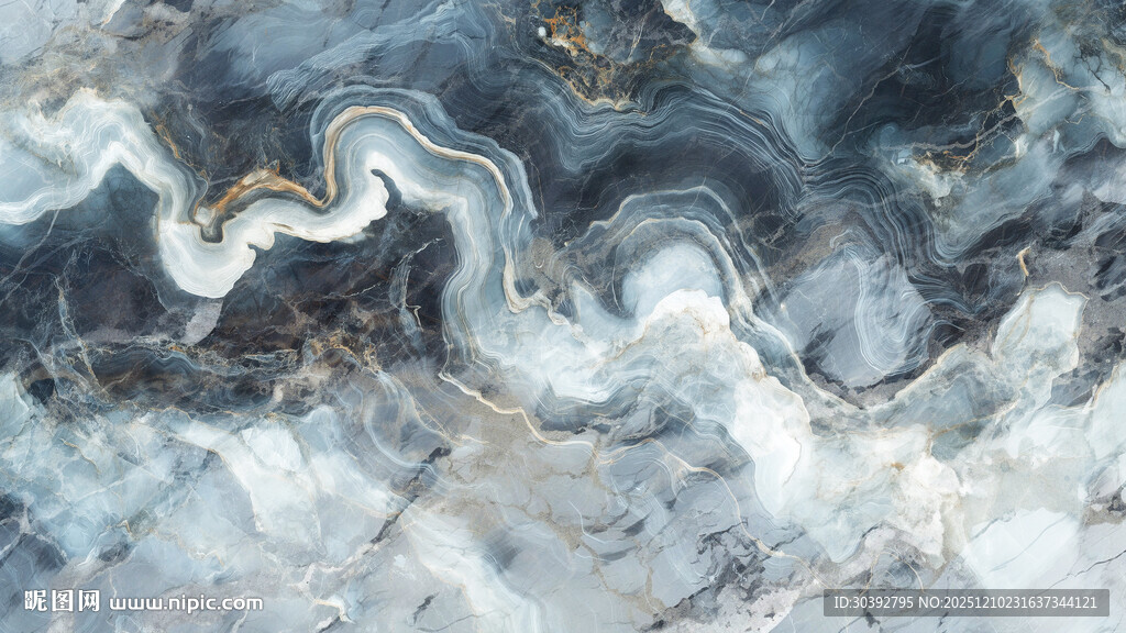 抽象水墨风格奢石大理石纹理