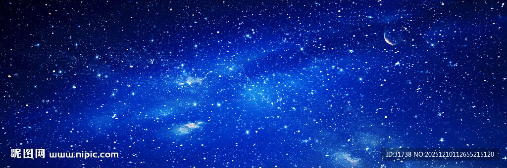 银河黑色宇宙星空背景墙