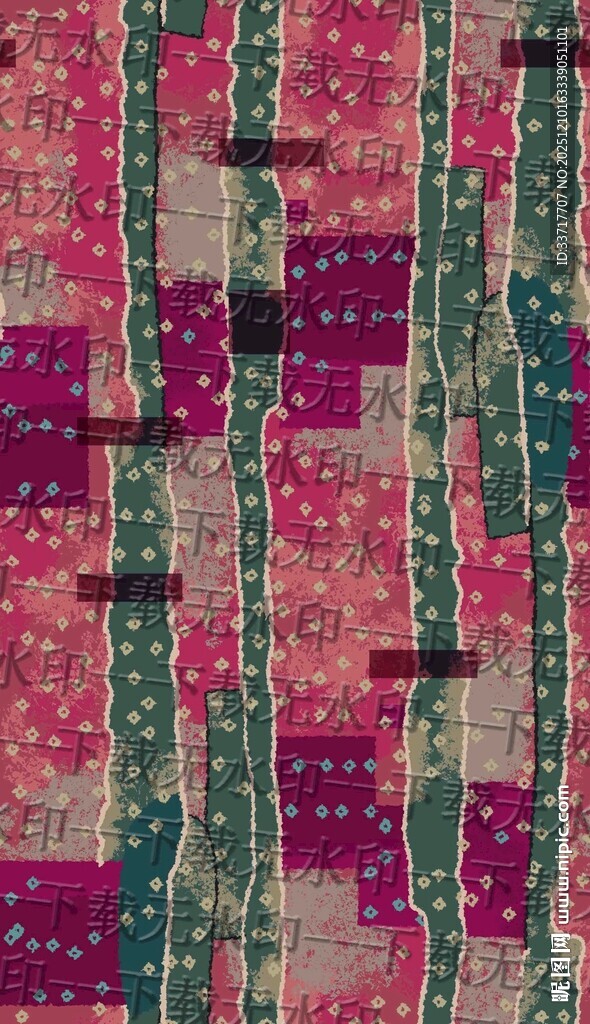 多彩拼接风几何