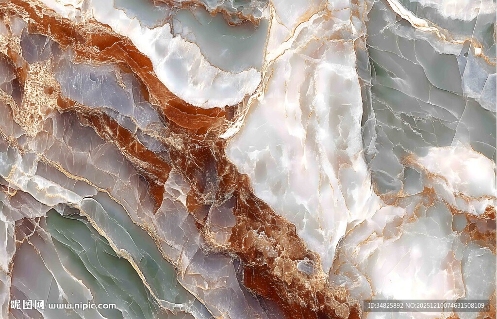多彩纹理大理石图案