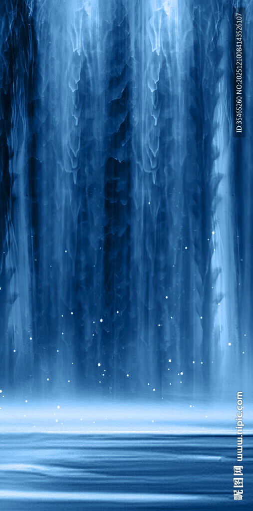 高清瀑布装饰画