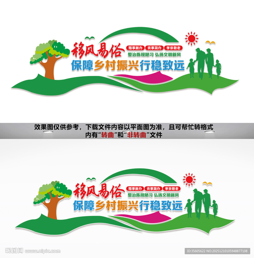 移风易俗文化墙