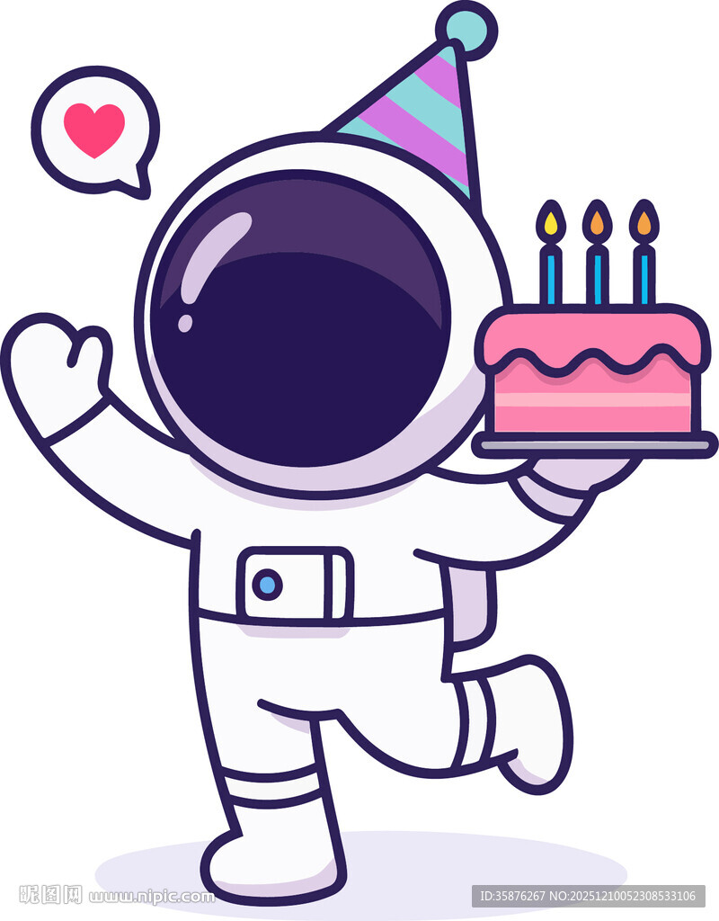太空生日派对小宇航员