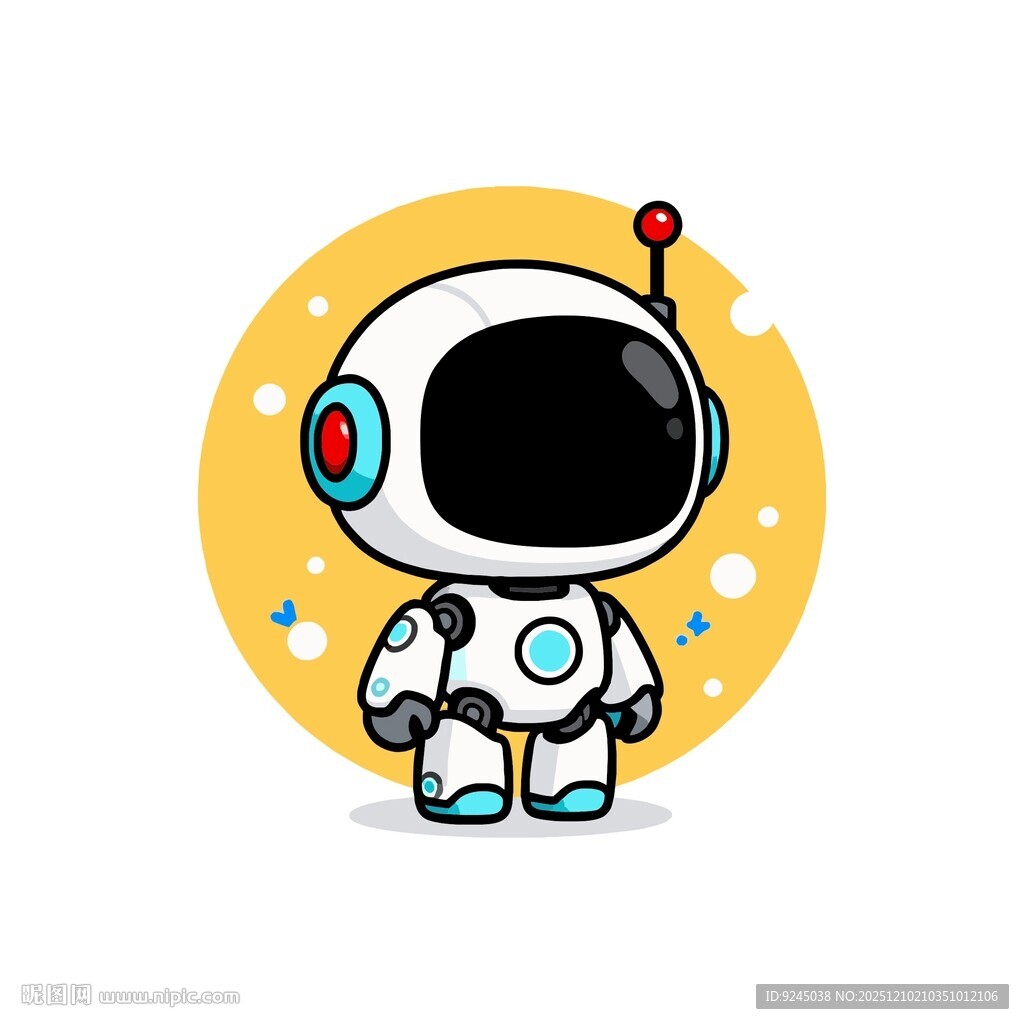 可爱卡通宇航员形象