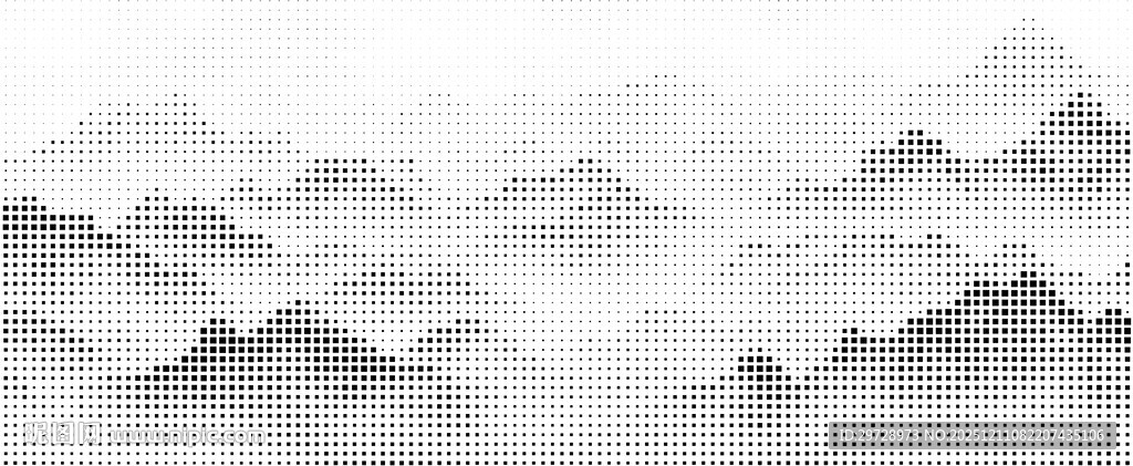 水墨中式山水镂空