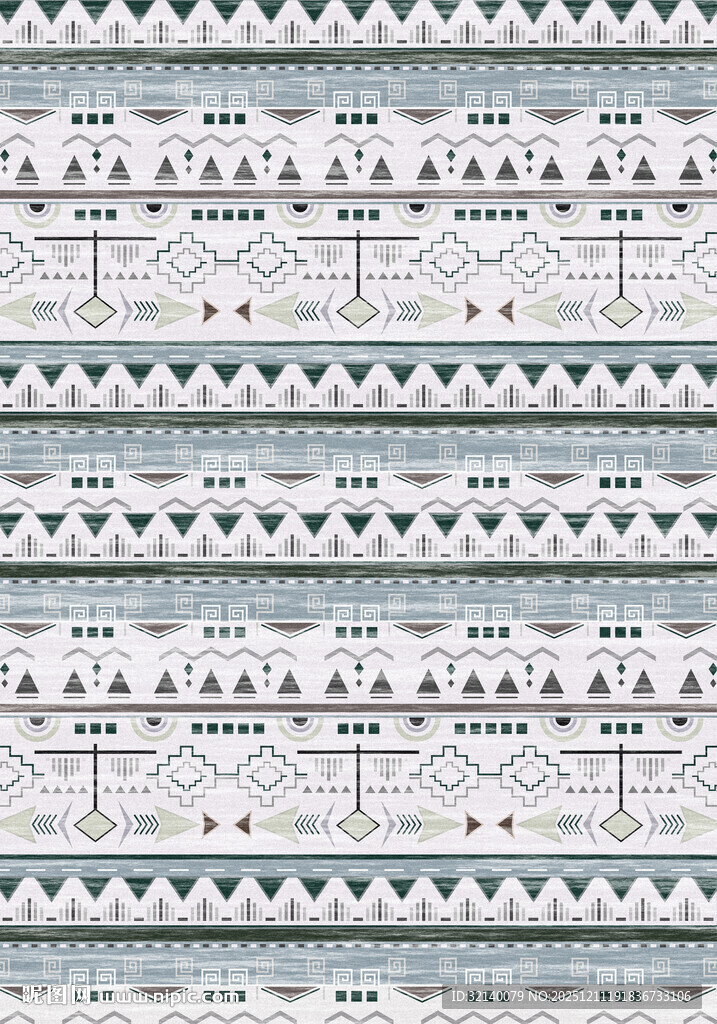 几何图案重复排列纹理