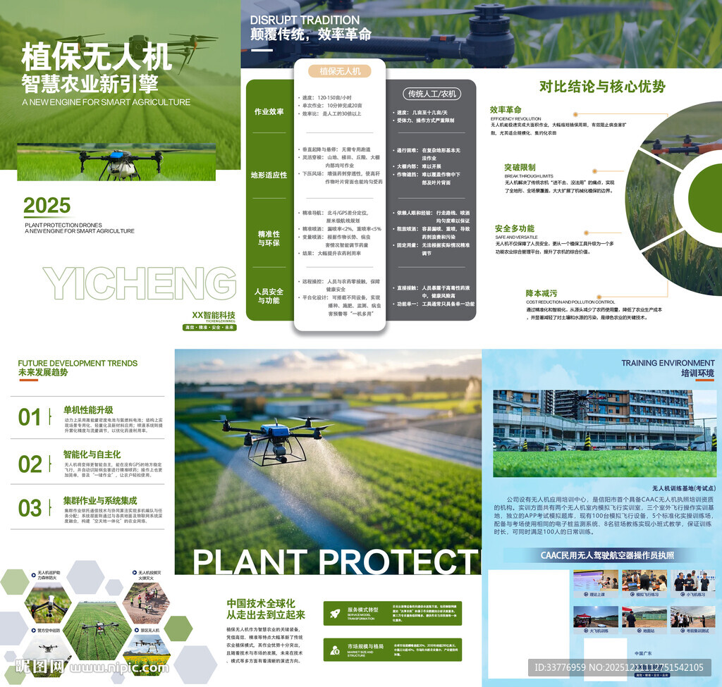 植物保护宣传画册无人机 科技 