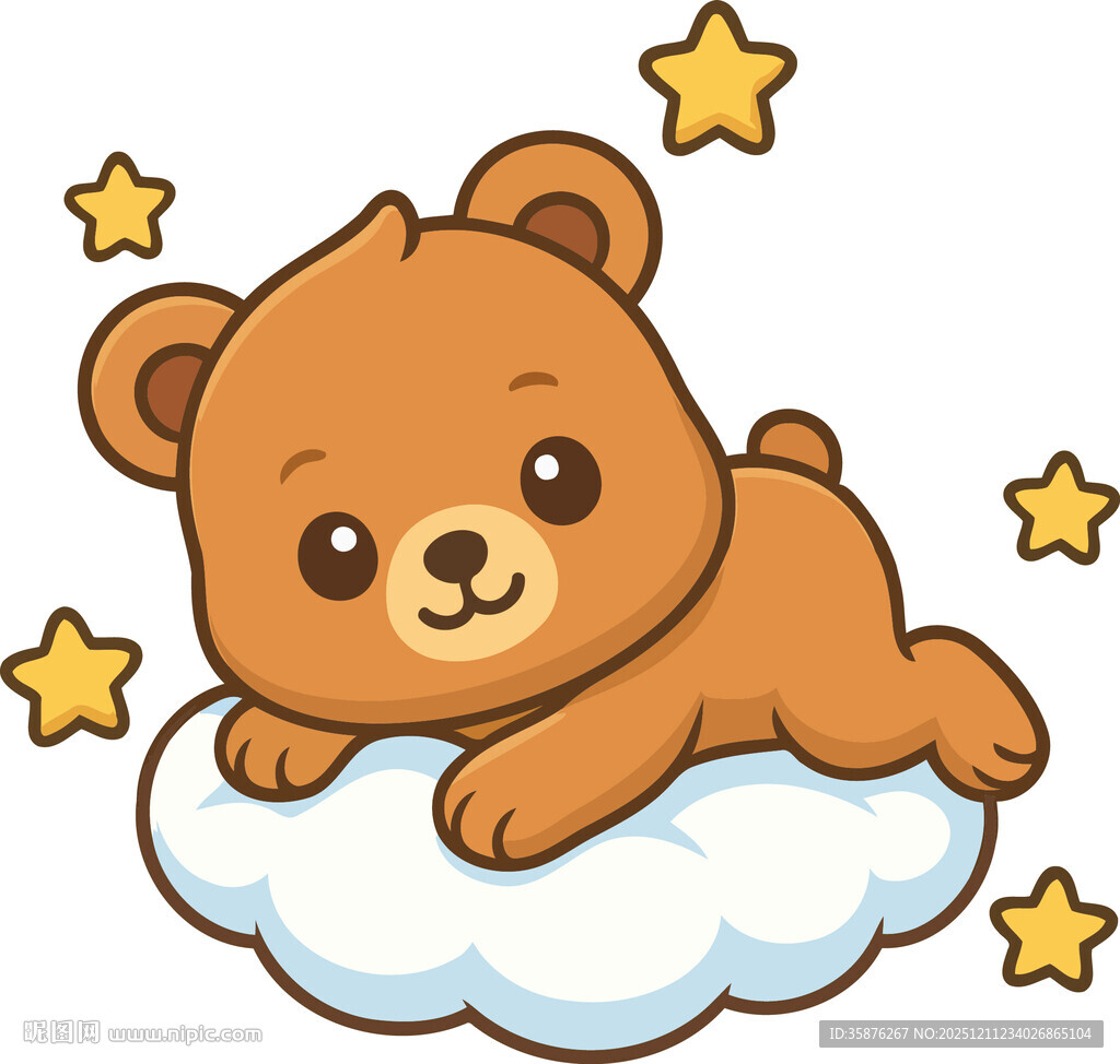 云端小熊的温柔之夜