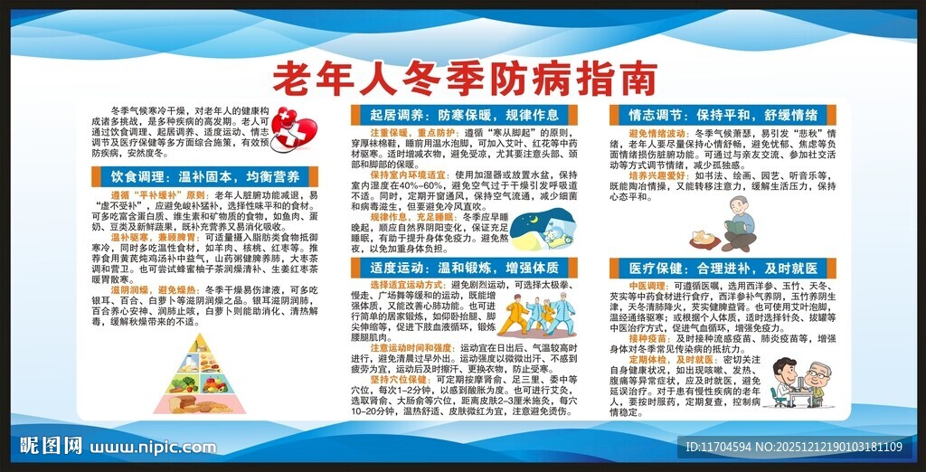 老年人健康教育知识宣传栏