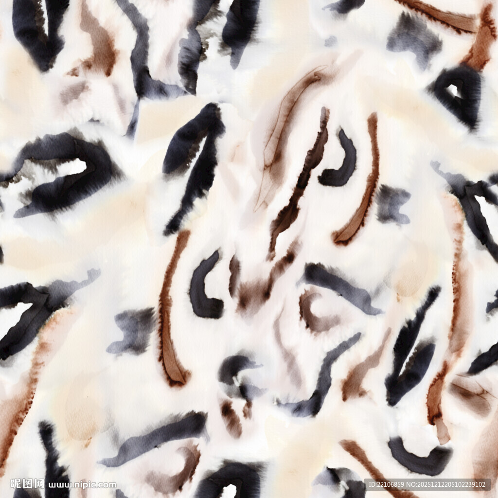 抽象动物纹理图案