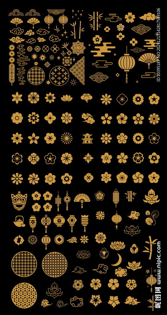 春节新年装饰元素免扣素材