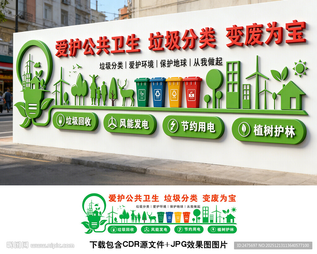 垃圾分类文化墙