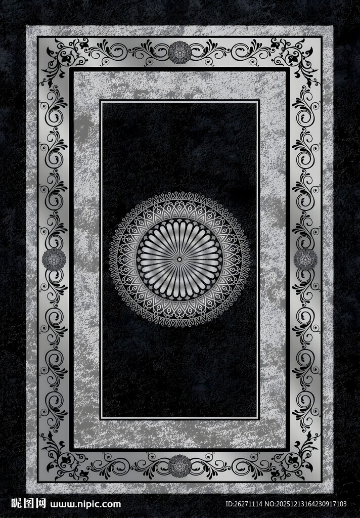 复古几何图案装饰画