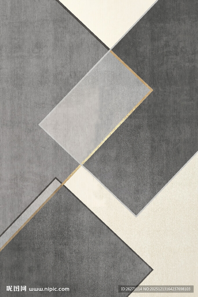 几何拼接瓷砖图案展示