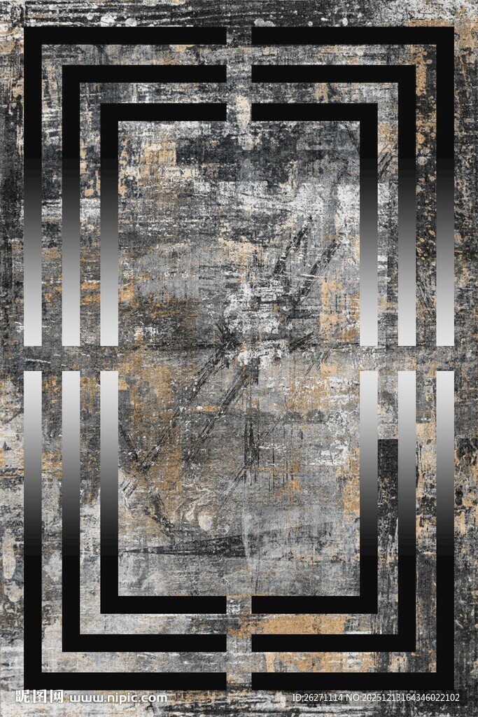 几何线条抽象艺术图案