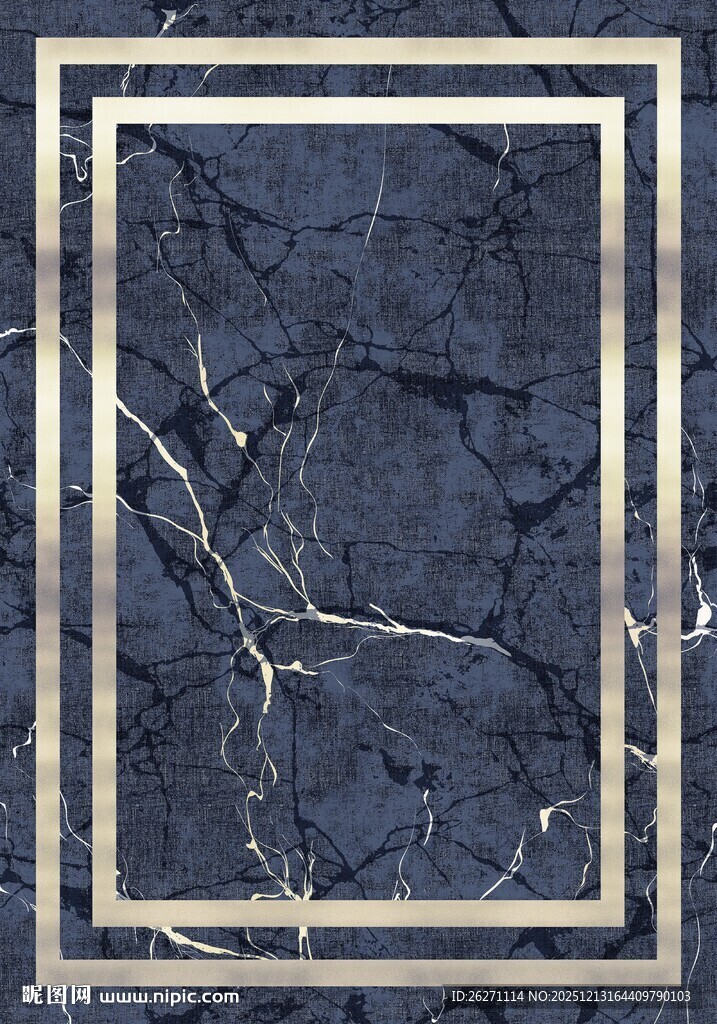 深蓝大理石纹理装饰图案