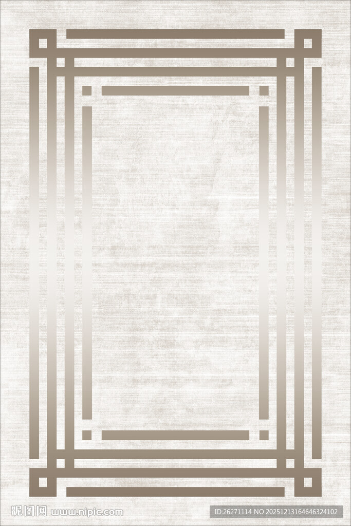 简约几何边框纹理图案