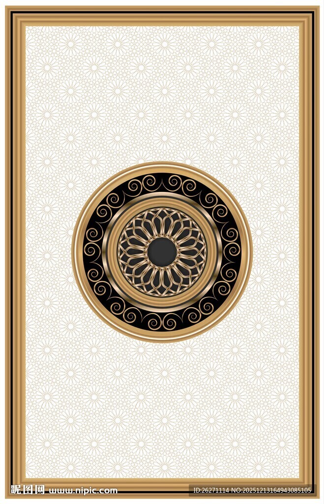 简约几何装饰画图案