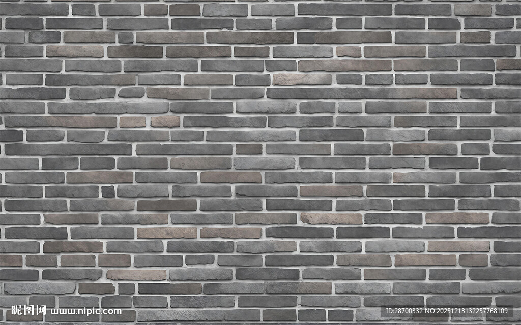 灰色砖块墙面纹理图案