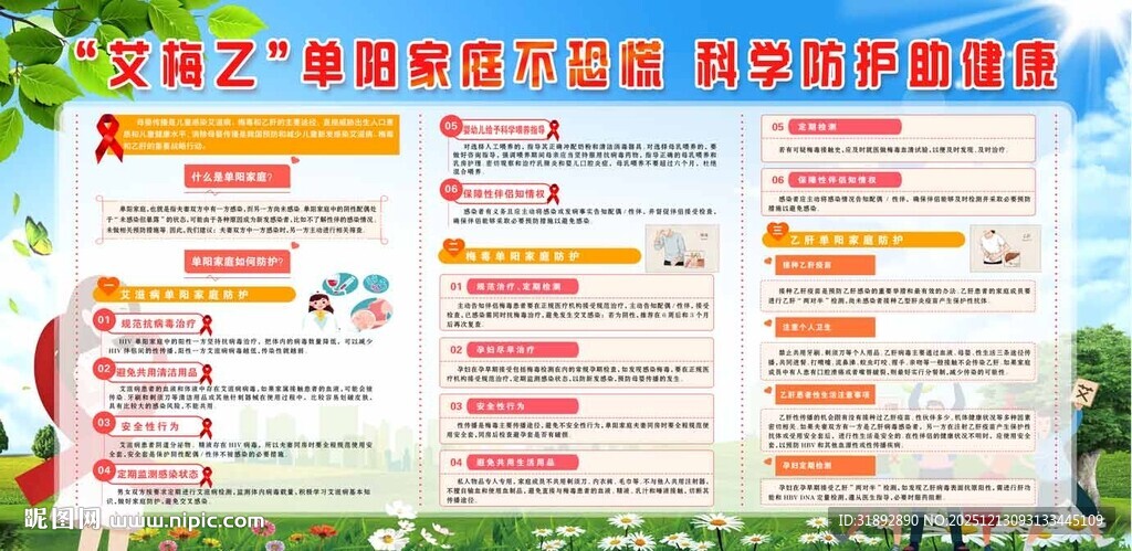 艾梅乙单阳家庭不恐慌 