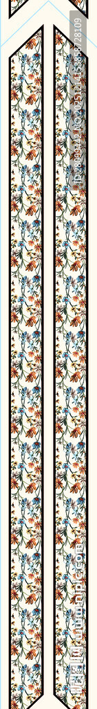 多彩几何图案装饰带