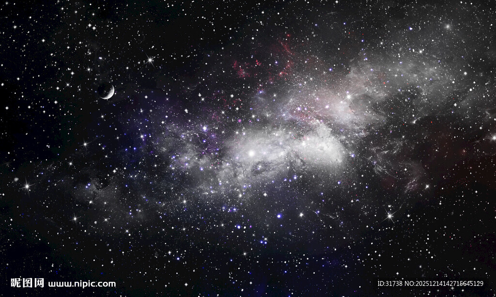 璀璨星空背景图