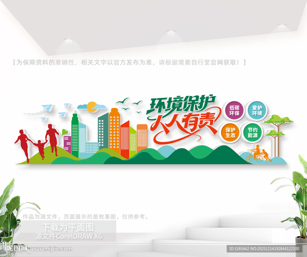 环境保护户外公益文化墙