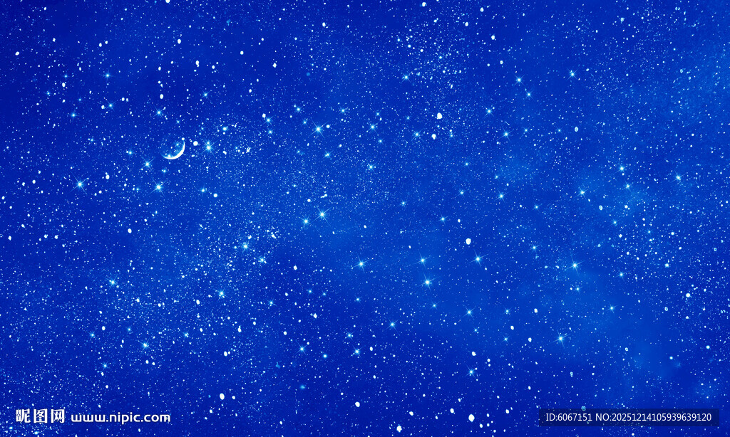 蓝色星空吊顶背景图