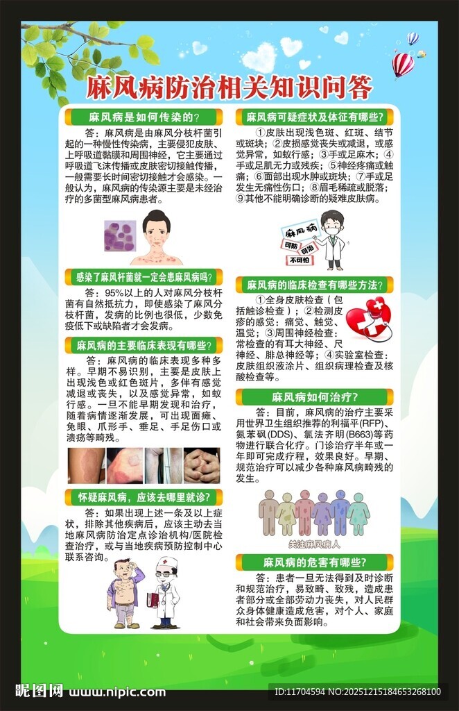 世界防治麻风病日海报