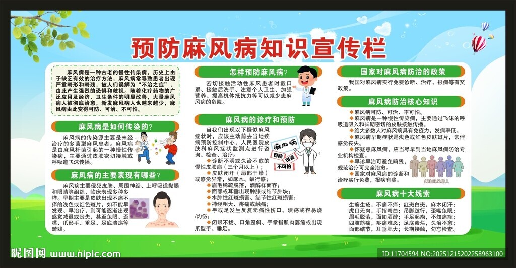 世界防治麻风病日宣传栏