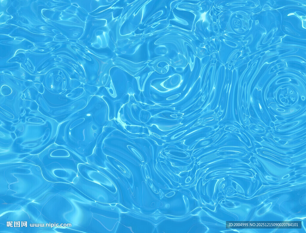 蓝色水波纹