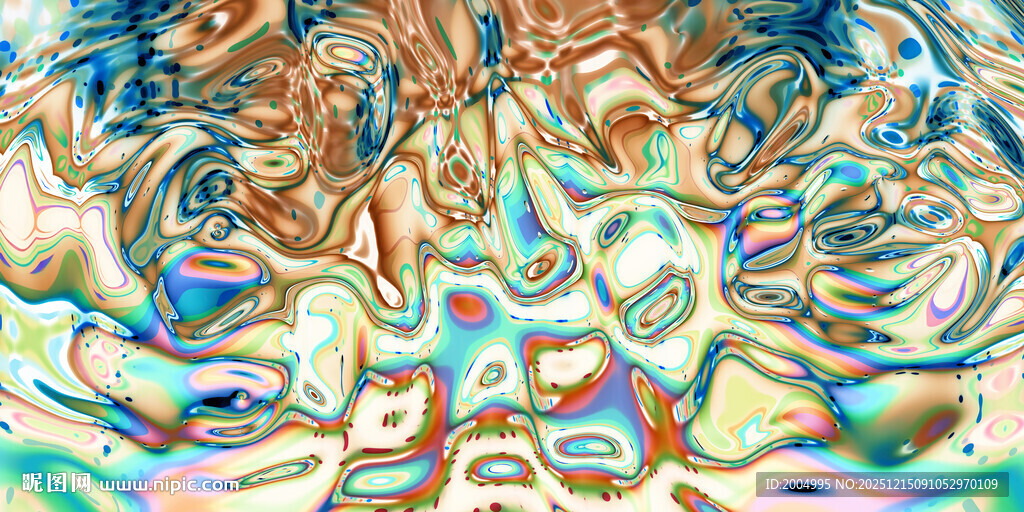 抽象多彩艺术纹理图案