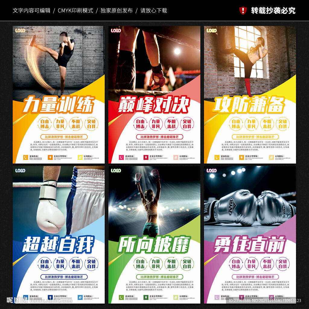 自由搏击海报