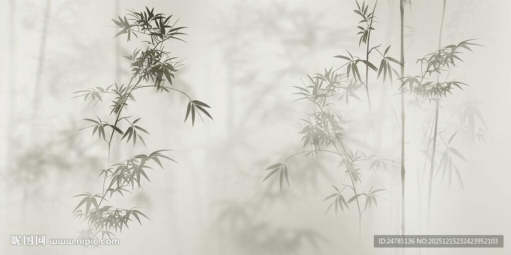 水墨竹子