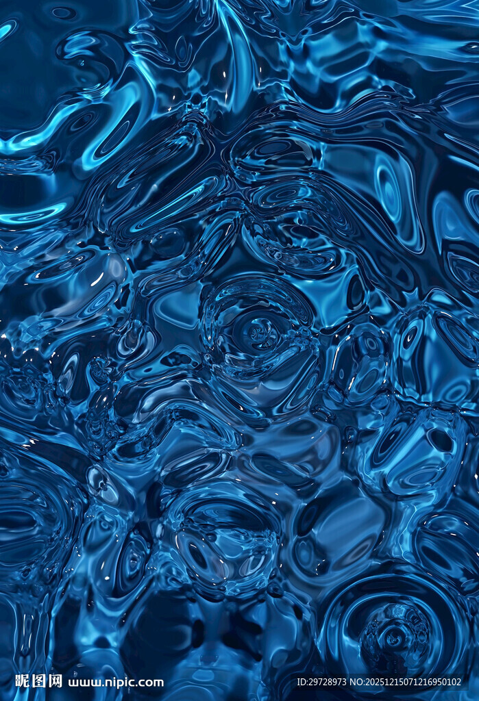 深蓝色水波纹