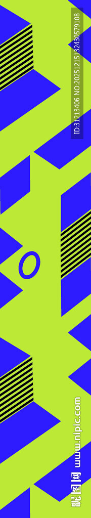 蓝绿几何图案背景