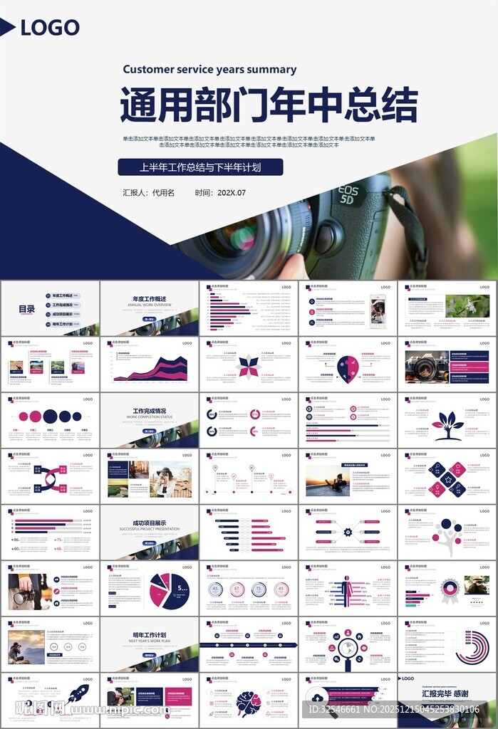 摄影展电视电影影视传媒ppt