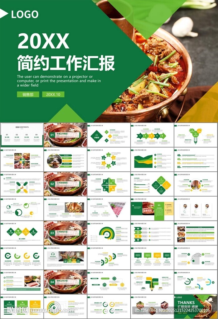 火锅加盟连锁PPT模板