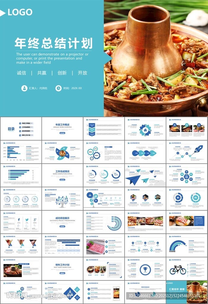 火锅加盟连锁PPT模板