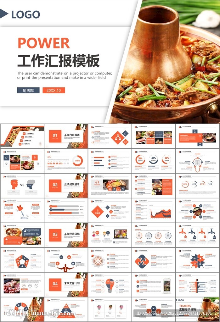 火锅加盟连锁PPT模板