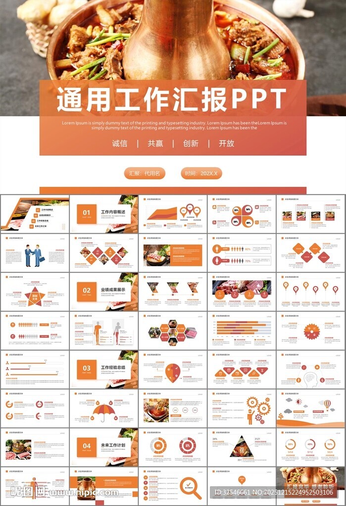 火锅加盟连锁PPT模板