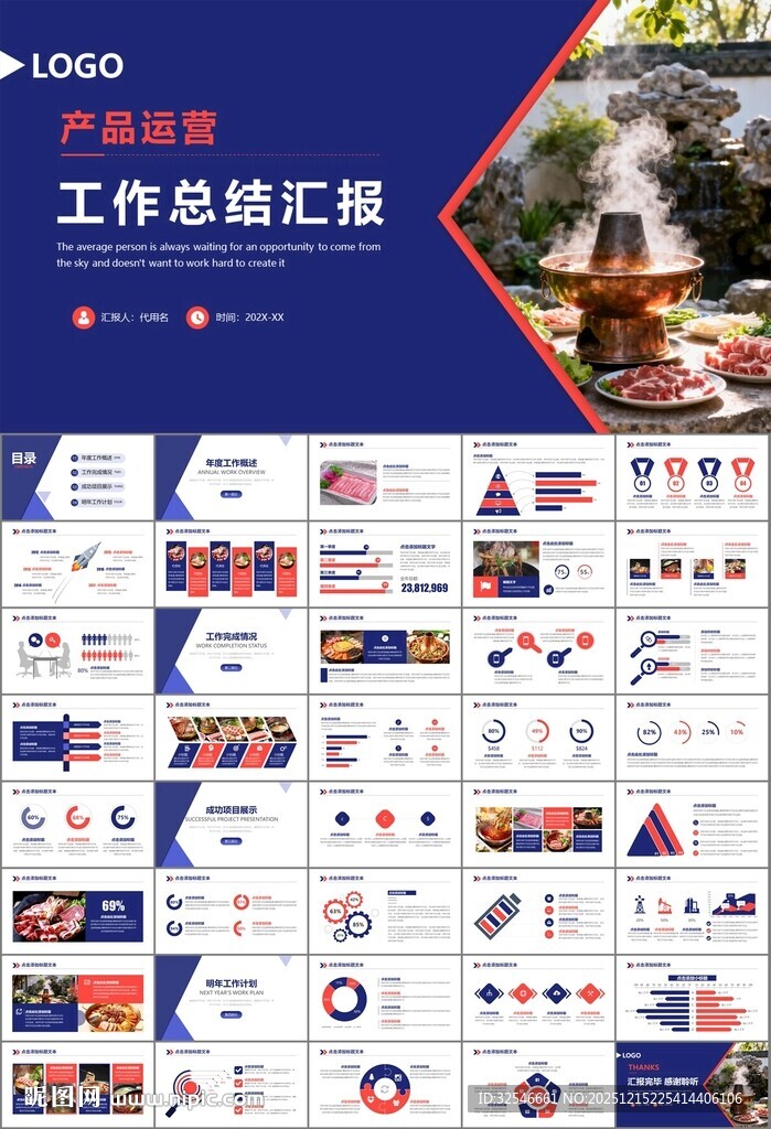 火锅加盟连锁PPT模板