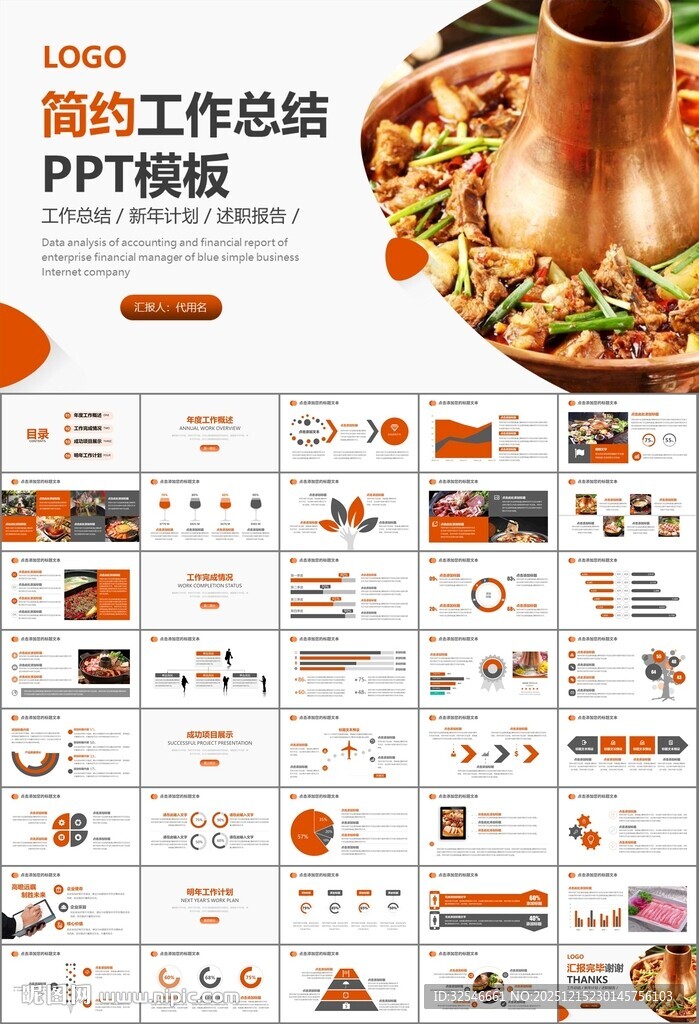 火锅加盟连锁PPT模板