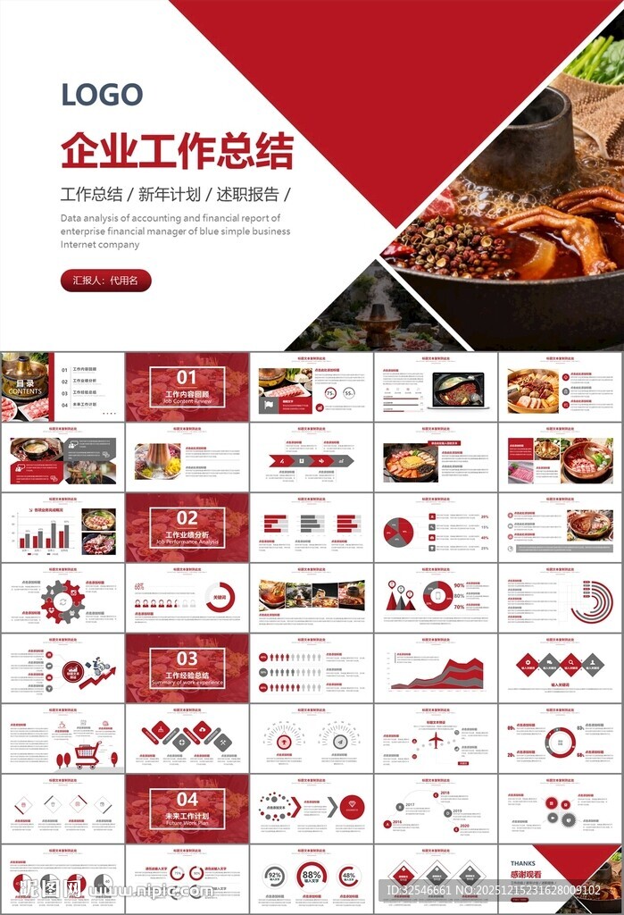 火锅加盟连锁PPT模板