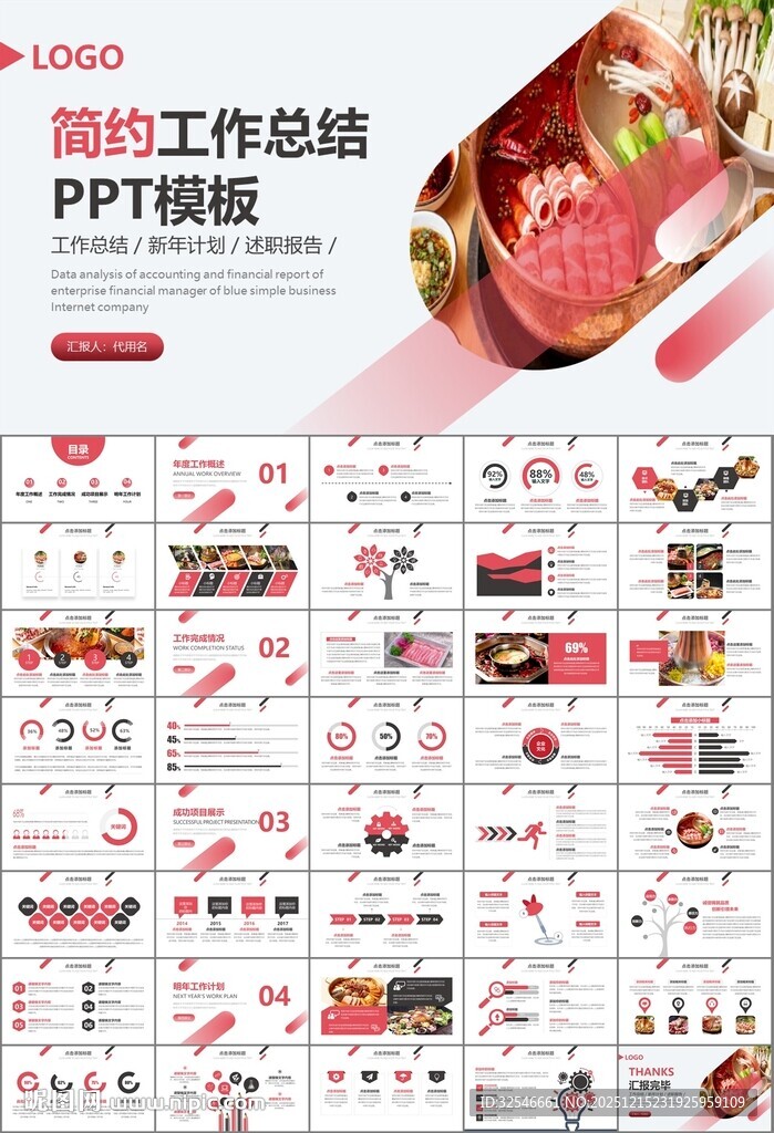 火锅加盟连锁PPT模板