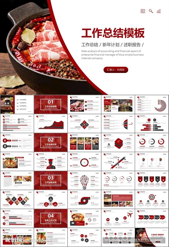 火锅加盟连锁PPT模板