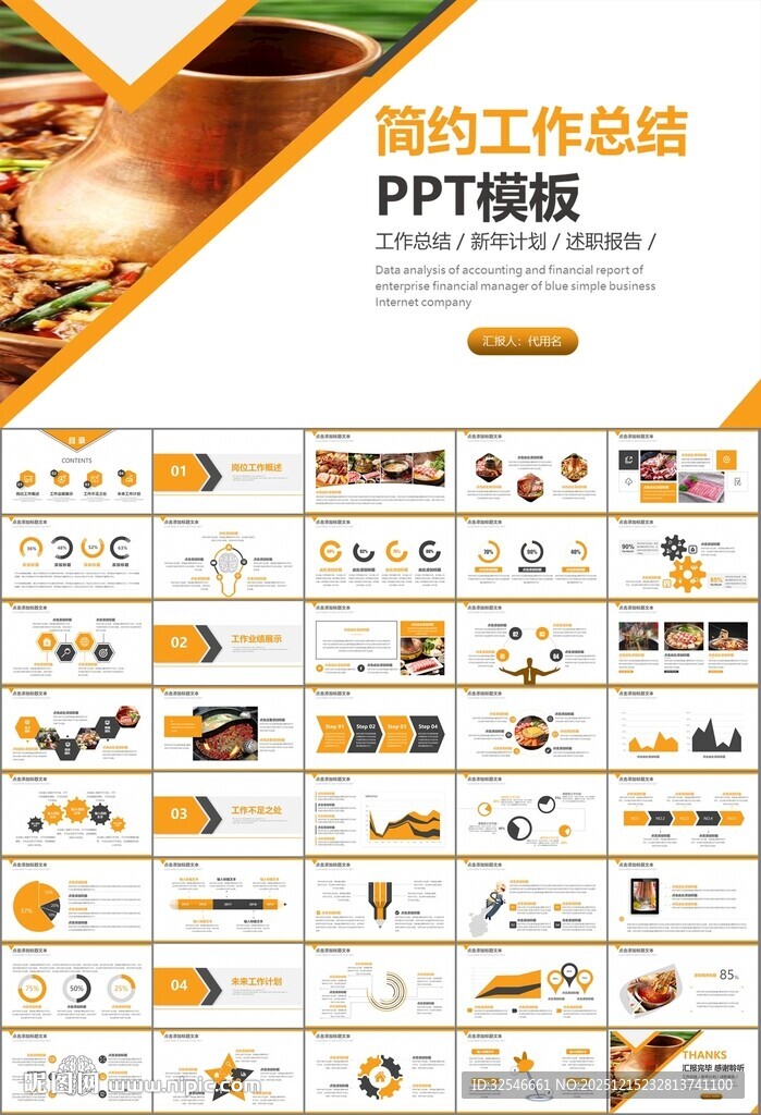 火锅加盟连锁PPT模板