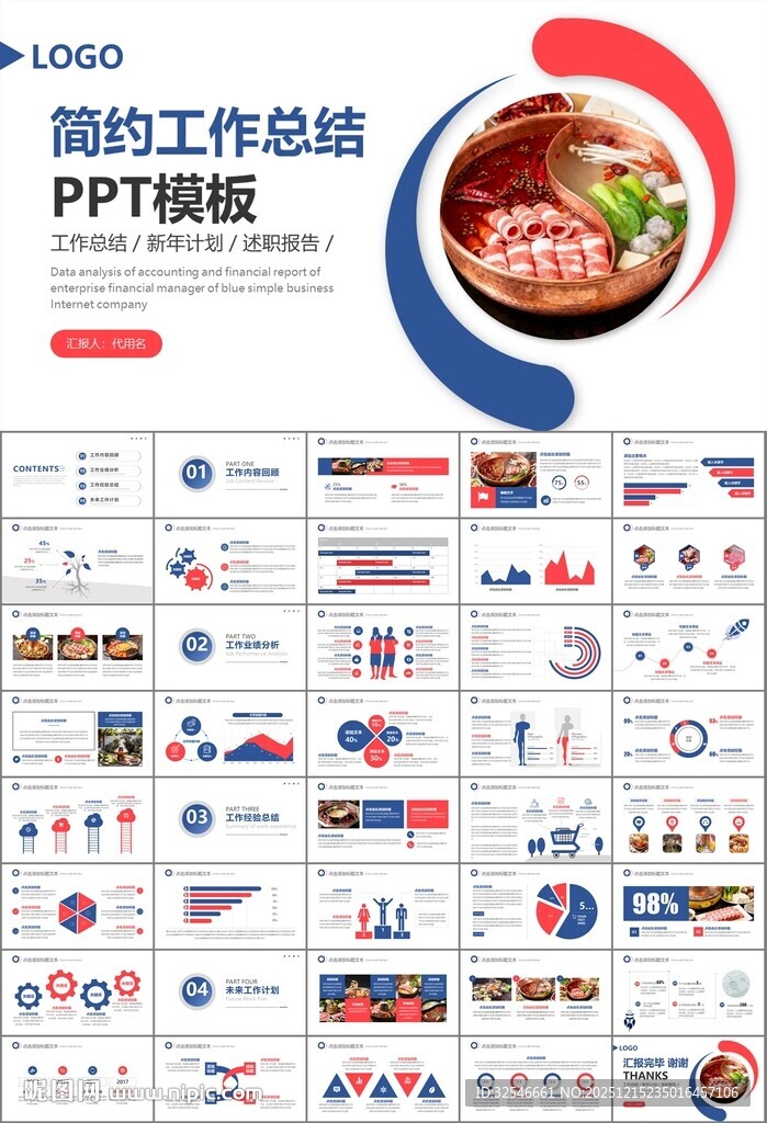 火锅加盟连锁PPT模板