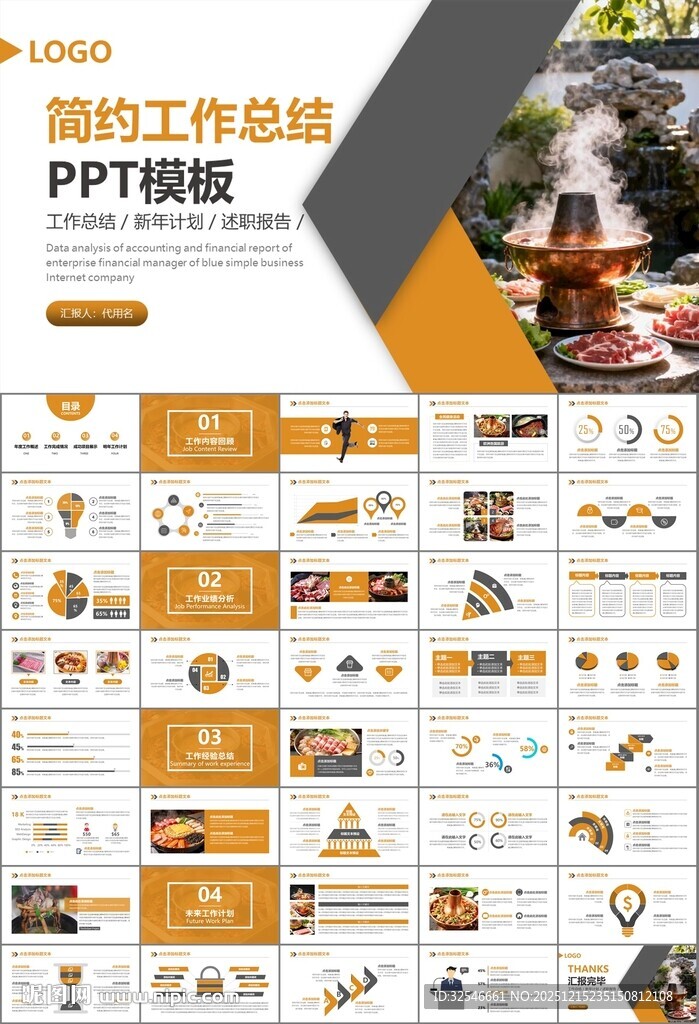 火锅加盟连锁PPT模板