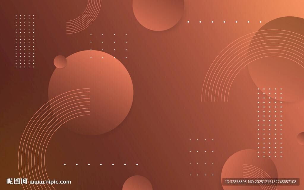 棕红色渐变几何抽象背景